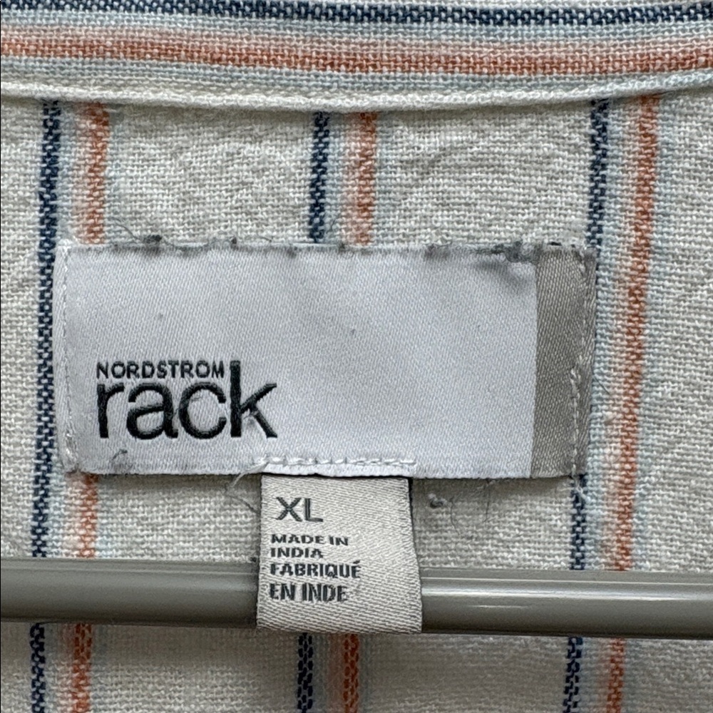 Nordstrom Rack Oversized Shirt Dress Size XL Linen Blend - Picture 5 of 9